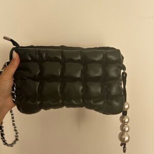 Crossbody Black Quilted Women's Bag